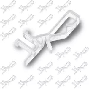 20개의 PCS 숨겨진 채널 밸런스 클립 1-7/8인치 블라인드 홈이 있는 우드 및 인조 목재 교체용 심리스 룩