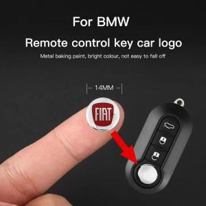피아트 자동차 스마트 키 스티커 금속 로고 액세서리 500, 두카토, 판다, 그란데 푼토, 티포, 아바스 펄스