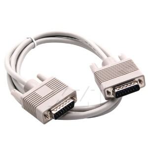 1PCS DB15 2열 15핀 남성-남성 데이터 케이블, 산업 제어 장비용 구리 코어 D-SUB 신호 하네스