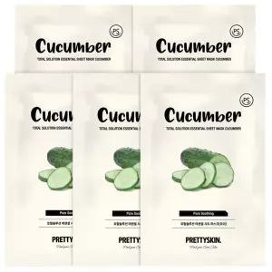 1일1팩 오이 마스크린팩 에센셜 대용량 데일리 시트팩 50매