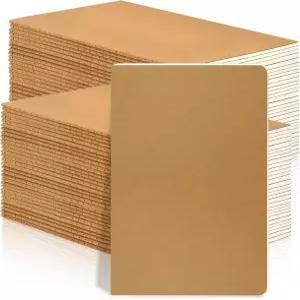 Zmpkhba 40 팩 A5 빈 노트북 벌크 드로잉 글쓰기 작업 일지 여행용 8 x 5.5 인치 언라인 종이 주제