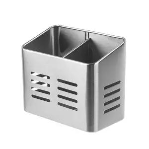 통풍잘되는 타공 스텐 수저 꽂이 주방 싱크대 식기 건조대 정리 스텐수저통