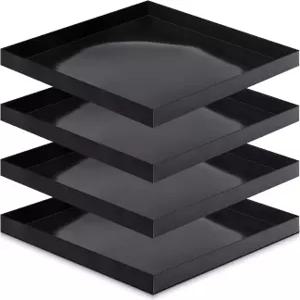 퀵 오븐 액세서리 베이킹 칩 치킨 윙 빵 가열을 위한 4개의 12 x 1 인치 PTFE 솔리드 바구니 논스틱 요리