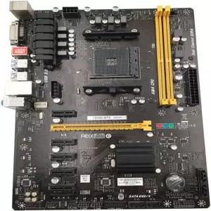 BIOSTAR PC 데스크탑 마더보드용 TB350-BTC 6PCie DDR4 AM4 32GB SATA3