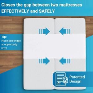 트윈 침대를 킹 변환하는 연결대, 조절 가능한 미끄럼 방지 틈새 채움재, 커플 가족용 매트리스 연결기