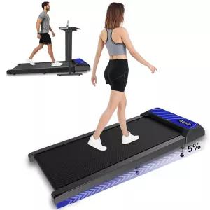 경사면이 있는 워킹 매트 러닝머신 홈 오피스용 책상 아래 2.5HP 컴팩트 접이식 패드 120.2kg(266파운드)