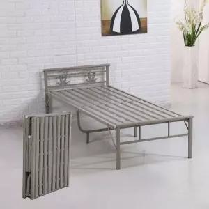 좁은방 침대 철제프레임 높은 슈퍼싱글 싱글침대 침대프레임 접이식