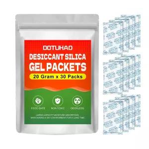 도투하오 수분 흡수제 실리카겔 패킷 20그램 30팩 건조제 보관용 제습기 향신료 주얼리 신발 상자 전자제품