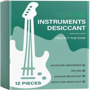 기타 건조제 12피스 악기 드라이 팩 피아노 바이올린 베이스 우쿨렐레 보관 보호를 위한 안전한 디자인의