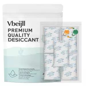 5그램50팩 색상 표시 실리카겔 패킷 각 개별 밀봉 식품 등급 건조제 보관 전자제품 3D 필라멘트 및 금고용