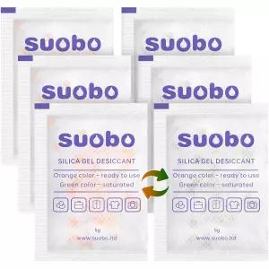 실리카겔 패킷 식품 등급용 수분 흡수제 5그램 120팩 색상 표시가 있는 보관용 건조제 충전식 신발 상자 3D