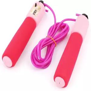 Ruilogod 7.5피트 길이 폼 코팅 핸들 디지털 카운터 줄넘기 ID 362 e3c 389 e50 a32