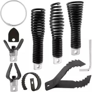 배수뱀 드릴 부착물 뿌리 그리스 및 고집스러운 막힘을 위한 오거 커터 키트 50FT100FT 전기 사용되며