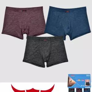 가볍고 부드러운 착용감 심플 남성 드로즈 (3매)/사각/팬티/남자/속옷/세트/기능성/펜티/남성용/언더웨어