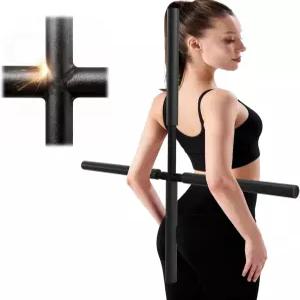 요 허리 스트레이트너 자세 교정기 미끄럼 방지 및 쿠션 패드가 있는 32인치 헤비 듀티 크래커 온 가족용