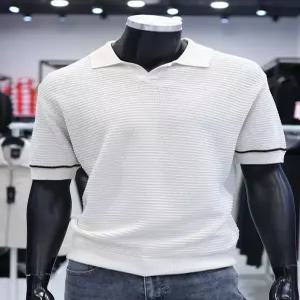 [STCO]STCO 세이브존04 SS 조직  반팔 카라 니트 1KT25251 (48127164)