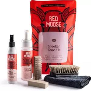 레드 무스 슈 스니커즈 클리너 키트 가죽 스웨이드 누벅 캔버스 화이트 슈즈 브러시 폼 천 미국산