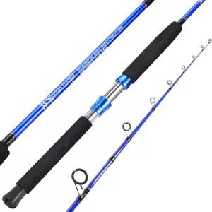 소가일랑 메기 낚싯대 2피스 휴대용 여행용 MH/H/EH 파워 방적 및 주조봉 7피트/8피트/9피트