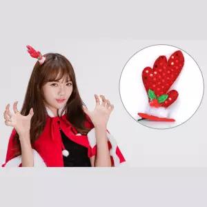 크리스마스 머리핀 루돌프 헤어핀 1+1 성탄절 산타 이벤트모자 데코용품 홈파티용품