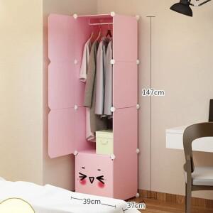 미니멀리스트 간단한 옷장 저렴한 북유럽 현대 유행 개방형 공간 절약 외부 플라스틱 Ropero 라운지 스위