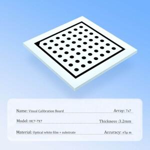 7x7 도트 교정판 머신 비전 비반사 정확도 0.005mm 카메라