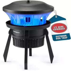 플로트론 야외 벌레 덫 자외선과 강력한 팬 플라이 킬러 1？2 에이커 커버 조용한 방충 및 내후성 간편한