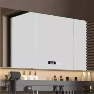 욕실 거울장 상부장 욕실거울장 화장실수건장 조명