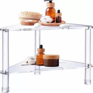 내부 샤워를 위한 다리 면도용 아크릴 코너 스툴 튼튼한 발 받침대 작은 공간을 벤치 목욕 시트 스파 방수