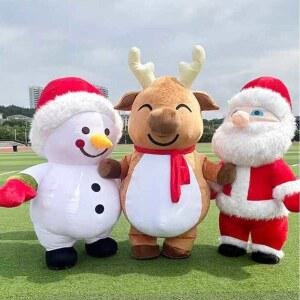 산타인형탈 눈사람 탈 크리스마스 산타클로스 2m 프레