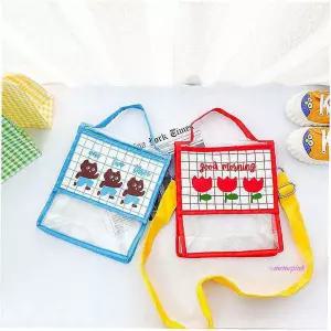 어린이 비치백 투명가방vwx218