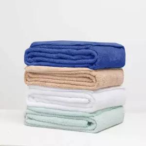 슬로메베리 목욕 타월 세트 4팩 대형 극세사 시트 벌크 27 x 54인치 퀵 드라이 고흡수성 경량 및 소프트