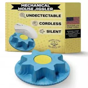 워라밸 컴팩트 기계식 마우스 지글러 계속 움직이고 컴퓨터를 깨어있게 하는 감지할 수 없는 장치 원격