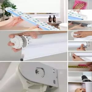 접착식 암막블라인드 두꺼운 암막커튼 베이지 컬러 간편한