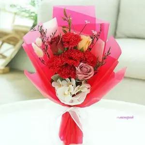 졸업 비누꽃 장미 꽃다발 입학식 카네이션 선물qrs852