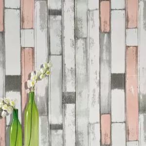 JXBoos 우드 그레인 3D 벽 스티커 자동 접착 패널 사운드 흡수 충돌 방지 벽지 장식 폼 시트브릭