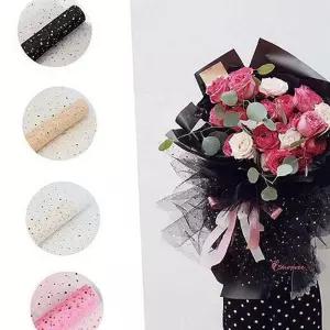 플로리스트 재료 선물 꽃다발 망사별 다용도 포장지nop489