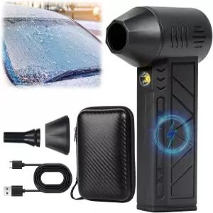 스노우 위즈 터보 블로워 LED가 장착된 자동차용 미니 3 기어 조절 가능한 슈퍼 파워 브리즈 전기 블로우