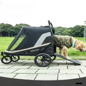 애견 유모차 카트 겸용 중형견용 전동 스타일리시 견고한