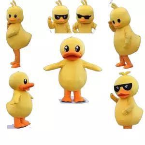 병아리 인형탈 노란 오리 코스튬 유치원 행사 코스프레