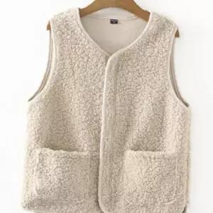 여성 데일리 양털 지퍼 조끼 후리스 베스트 뽀글이 코디 중년 베스트