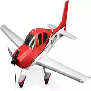 E-flite RC 비행기 Cirrus SR22T 150m BNF 기본 송신기 배터리 및 충전기가 스마트 AS3X 세이프 셀렉트