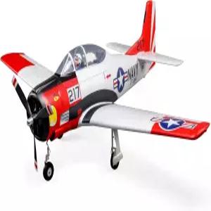 E-flite RC 비행기 T-28 트로이 1.2m BNF 기본 송신기 배터리 및 충전기가 스마트 EFL18350에 포함되지