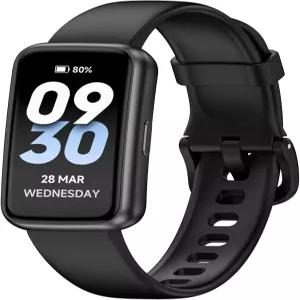 남성용 페도미터 워치 앱/폰 필요 없음 슬림 피트니스 트래커 30미터 방수 1.47인치 스마트 심박수 및 혈중