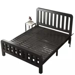 프레임 침대 심플 받침대 접이식 북유럽 조립식 철제 싱글