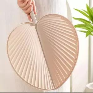 판촉부채 휴대용 잎모양 대왕 손부채 시원한 대형 여름부채