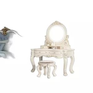 화장대 서랍 앤틱 공주풍 고급 거울 세트 드레싱 수납형