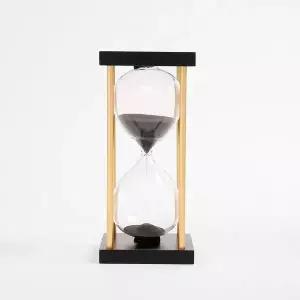 모래시계 15분 블랙 타이머 사우나모래시계