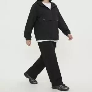 3컬러 여성 나일론 바스락 와이드 아노락 긴팔 세트