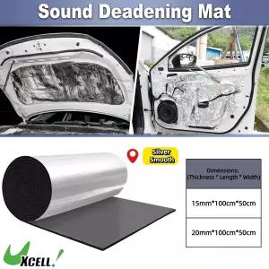호환  UXCELL 1Pcs 15mmx100cmx50cm 20mmx100cmx50cm 자동차 소음 감소 매트 후드 보트 엔진 커버 용 알루