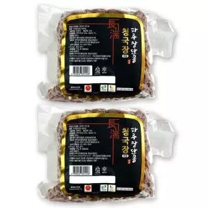 순수자연 DMZ 파주장단콩 직접 담근 무염 청국장 300g x 2개